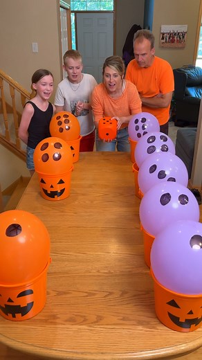 123K views · 1.5K reactions | Spooky Dice Roll Challenge  Dad, mom, and kids play funny family Halloween dice roll game for festive prizes. Pop a balloon to win a prize. One of the balloons has a special golden prize, better than all the rest. This video was produced by Aaron’s Family, Network Media, and Benson Bros. | Aaron’s Family | Facebook