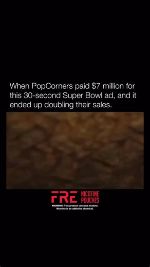 3.1M Commanders on Instagram: "When PopCorners spent roughly $7 million on a 30-second Super Bowl commercial, it marked the brand’s boldest marketing gamble. Featuring cinematic production and star power, the ad aimed to transform a niche snack into a mainstream household name overnight. The gamble paid off as sales reportedly doubled in the months following the broadcast. The campaign became a modern case study in Super Bowl advertising history, illustrating how a single, well-executed moment c