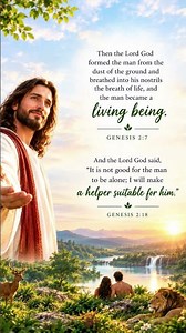 God Gave Us Life & Purpose | Genesis 2:7 & 2:18 ✝️