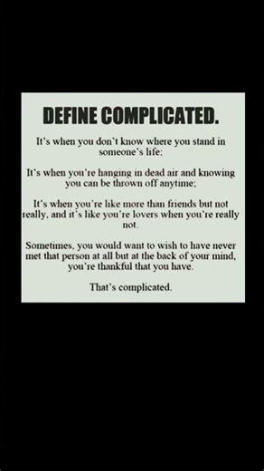 what is complicated love | Subscribe for more #motivation 😊👍