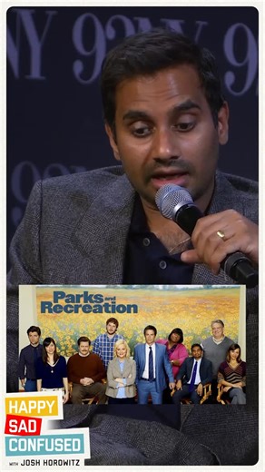 Josh Horowitz on Instagram: "Aziz Ansari says PARKS & RECREATION is a time capsule of another time for him."