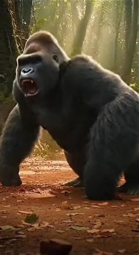 Silverback Gorilla vs Furious Monkey 🦍🐒 | Brutal Jungle Fight to Protect Baby