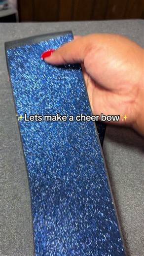 Beautiful Cheer Bows with Rhinestones