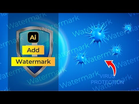 How to put Watermark on Photos | Adobe Illustrator Tutorials