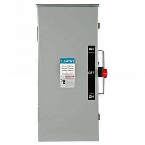 Reviews for Siemens General Duty Double Throw 100 Amp 240-Volt 3-Pole Outdoor Non-Fusible Safety Switch | Pg 1 - The Home Depot