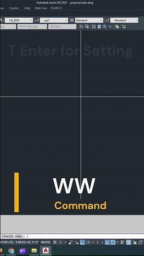 How to Draw Wall Quickly in AutoCAD | Using Command |#autocadtutorials