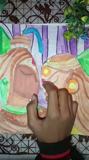 Shiv Parvati abstract drawing# painting #art #drawing 💮💮💮♥️