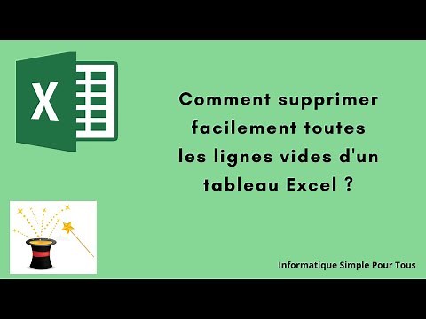 Comment supprimer facilement les lignes vides d'un tableau Excel (astuce) ?