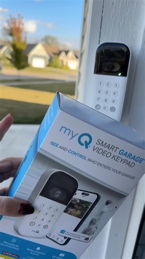Best Finds & Daily Deals on Instagram: "Smarter garage access starts here 🔐📲 See who’s at your garage, open it from anywhere, and share custom PINs without giving out keys. Built-in camera + keypad = peace of mind for deliveries, family, and everyday life. Clean look, smart control, zero stress. #smarthome #homesecurity #garageupgrade #techfinds #homegadgets"