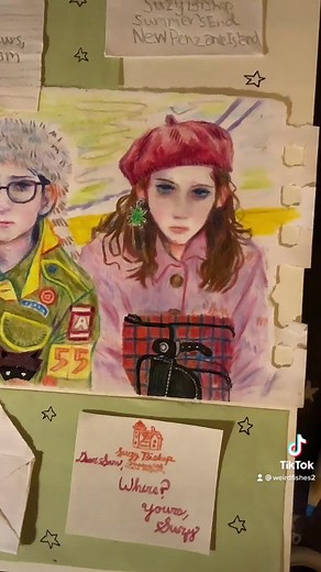 i hate process vids sorry its so shaky💀 #moonrisekingdom