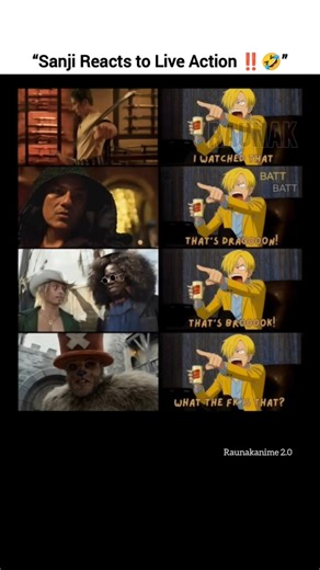 Sanji shocked ...‼️🤣 #onepiece