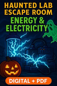 Haunted Lab Escape Room: Energy & Electricity Circuits | Halloween Science Activ
