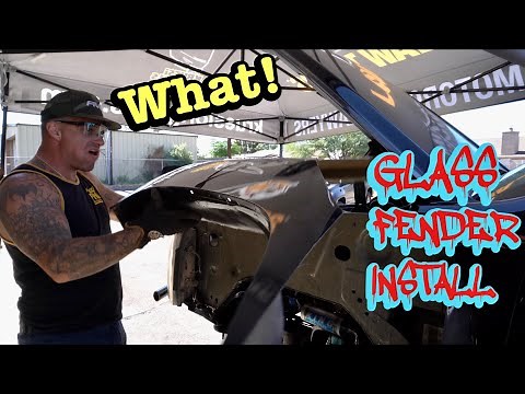 How to install fiberglass fenders on a Silverado