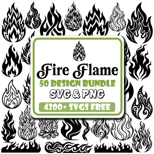 Fire Flame SVG Bundle |bonfire Svg |fire Sign Svg |flame Icon Svg |flames Silhouette Svg |fire Outline Svg |fire Icon Svg |campfire Svg - Etsy
