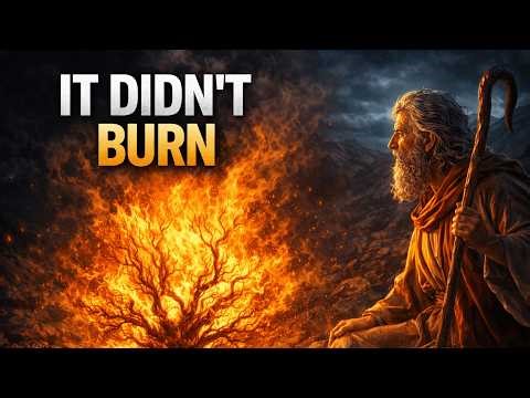 Moses Saw a Burning Bush… But It Didn’t Burn Up 😮