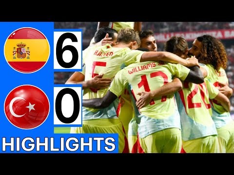 Spain vs Turkey 6_0 | Highlights & Goals _ World cup Qualifiers 2026
