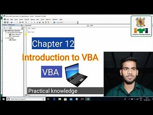 ITI copa Chapter 12 | Introduction to VBA in excel | Visual Basic & Application