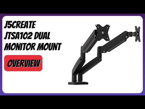 REVIEW (2026): j5create JTSA102 Dual Monitor Mount. Features
