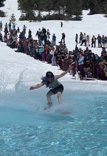 Snowboarding Fun in the Winter Wonderland