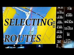 Garmin GPSMap 1243xsv Route Selection