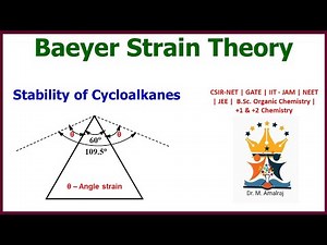Baeyer Strain Theory | Stability of cycloalkanes | Angle strain | Limitations of Baeyer Theory