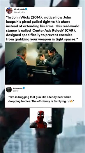 John kills henchmen with a Tactical Shooting style #johnwick #shorts