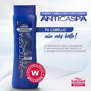El shampoo ANTICASPA de Belmed te ayuda a controlar la caspa otorgandote frescura capilar, control y limpieza de tu cuero cabelludo. #Belmed #Shampoo #Bolivia #Anticaspa | Belmed - Wella Bolivia