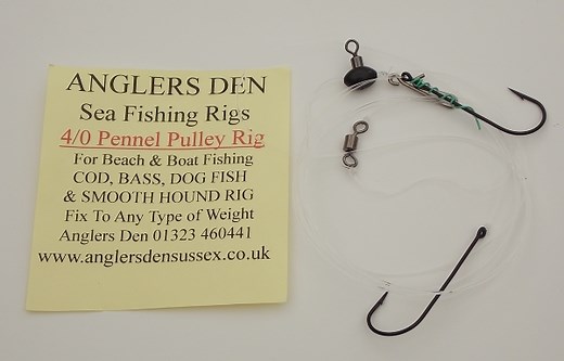 Two Hook Pulley Pennel Rig|Anglers Den Sussex