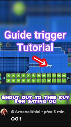GUIDE and STATIC TRIGGER TUTORIAL #tutorial #gaming #geometrydash #gdupdate