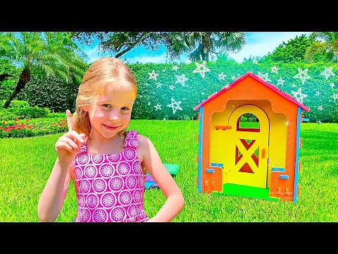 Nastya is looking for a new home - Playhouse stories for kids