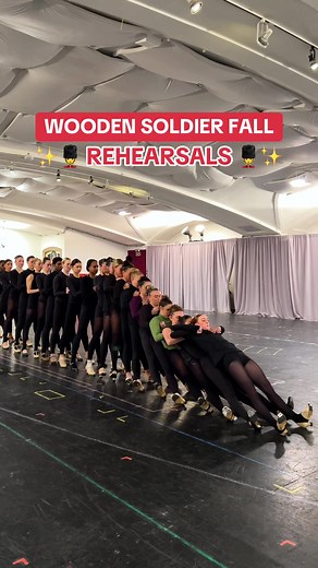 The Rockettes' Iconic Wooden Soldier Fall Performance