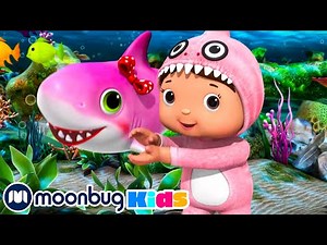 Baby Shark | LBB Songs | Learn with Little Baby Bum Nursery Rhymes - Moonbug Kids