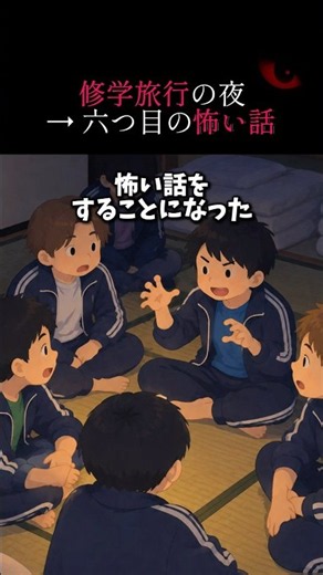 修学旅行の夜、5人なのに6つ目の怖い話