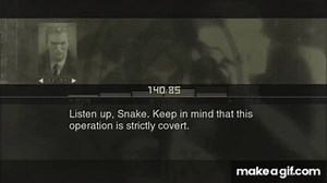 MGS3 codec call on Make a GIF