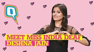 Meet Deshna Jain She is Miss Deaf India 2018, and off to Taiwan to try and win the International crown for India. Read her full story here: https://bit.ly/2IBicKE | Quint Neon