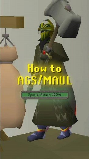 How to AGS/MAUL spec ⚔️ #oldschoolrunescape #osrs