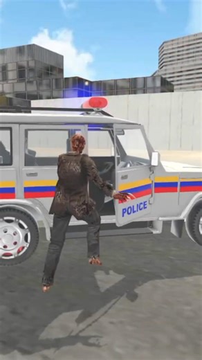 Zombie vs Police 😱 Crazy Escape Scene 🔥 #Shorts #Gameplay #Viral