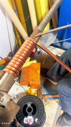 Square copper tube coil