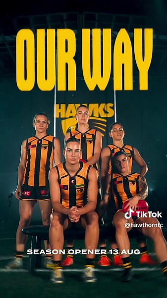 Hawthorn AFLW pure cinema ✨🍿 #aflw #afl #hawthorn #campaign #intro | afl