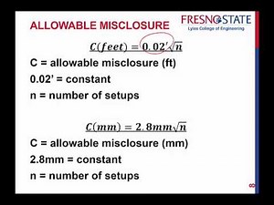 Differential Leveling Part 2