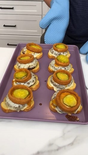 This burger recipe changed the way I do burgers! Danny makes amazing burgers using Texas toast, burgers, barbecue aïoli, garlic, mustard, onion, ring, and provolone cheese topped with a pickle | Family Style Cooking