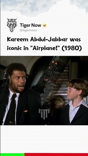 Kareem Abdul-Jabbar was iconic in "Airplane!" (1980)