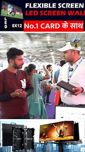 81K views · 2.1K reactions | 8x12 led screen wall for new business startup #led_board #led_display #led_wall_panel | Create India Explore | Facebook