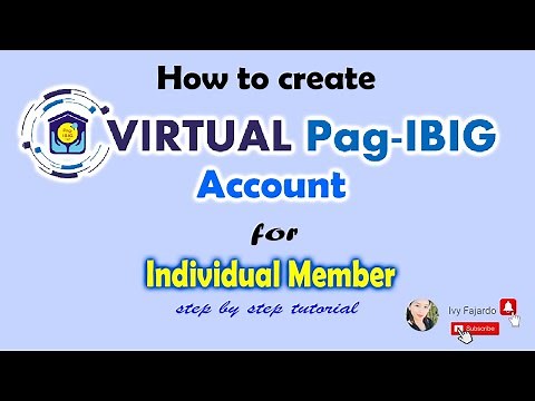 PAG-IBIG | How to create VIRTUAL PAG-IBIG FUND account for individual Member