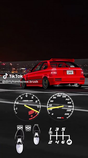 Civic EK9❤️🔥 Thank you for love art and support small business❤️ #honda #civic #ek9 #k24 #vtec #jdm #dthc