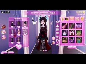 VAMPIRE VOGUE theme Dress to Impress