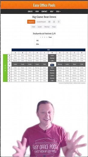 Easiest Super Bowl Squares Setup EVER!