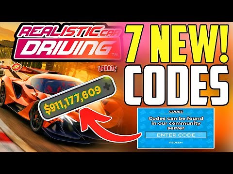 ⚠️CUSTOMIZATION!💥[CODE]⚠️ REALISTIC CAR DRIVING ROBLOX CODES 2026!REALISTIC CAR DRIVING CODES 2026!