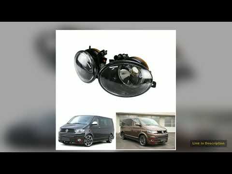 ANGRONG 2x Fog Light Lamps OEM Replacement Left Right No Bulb For VW T5 Transporter Caravelle