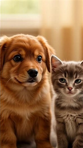 कुत्ता और बिल्ली की दोस्ती #shorts #viral #cartoon